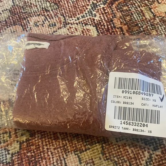 Madewell Ribbed Sleeveless Tank NI101 - Picture 4 of 4